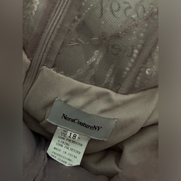 Women’s beaded evening gown light purple size 18 - Picture 6 of 9